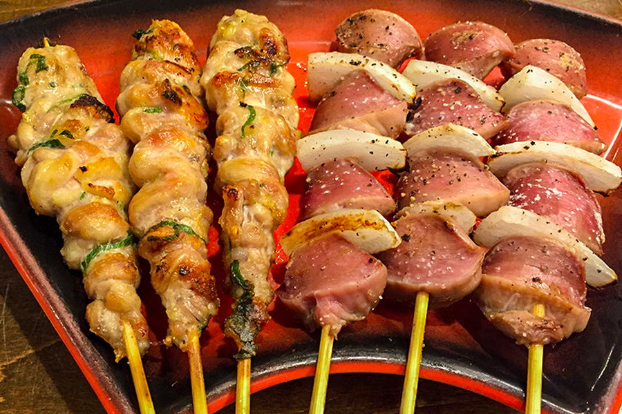 Be sure to try yakitori during your two weeks in Japan
