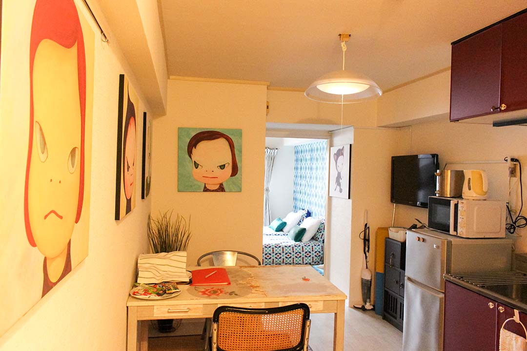 Artistic Airbnb apartment in Japan