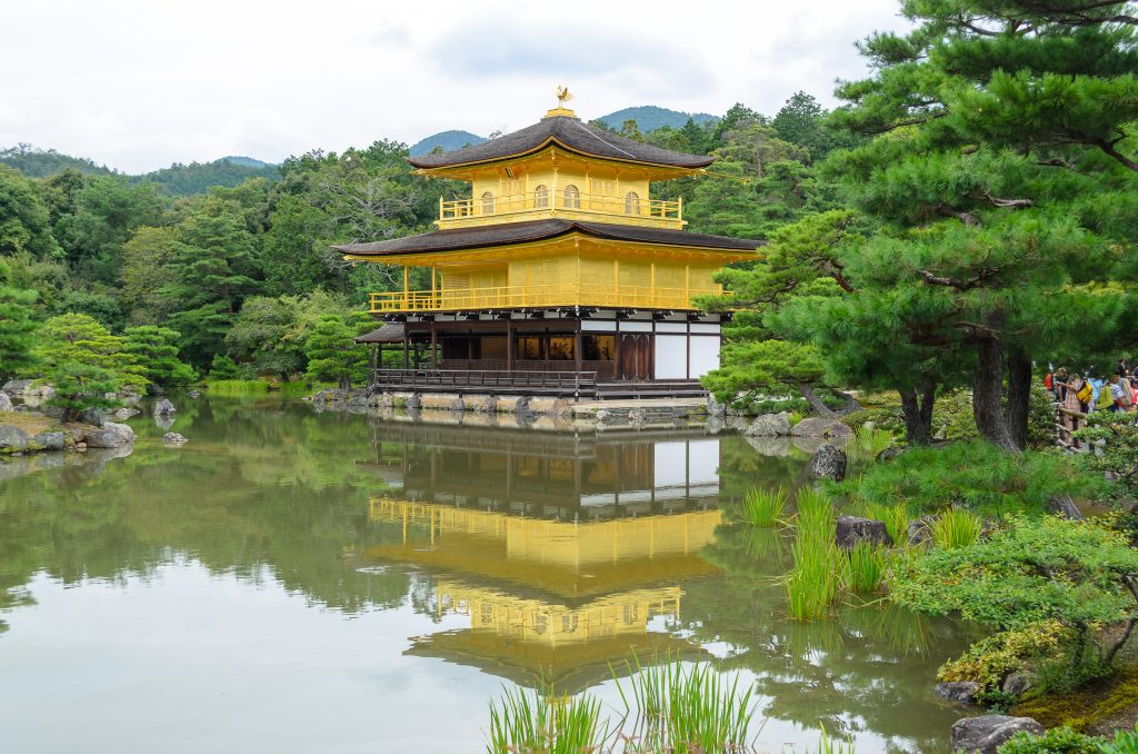 The golden temple in Kyoto is another must see for your two weeks in Japan