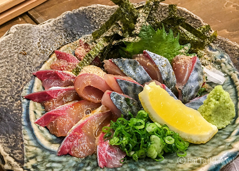If you're a fish eater, be sure to try some Sashimi during your two weeks in Japan